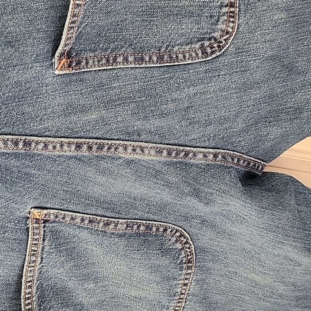 GAP Women’s Blue Denim Overalls Sz. S - Picture 7 of 10